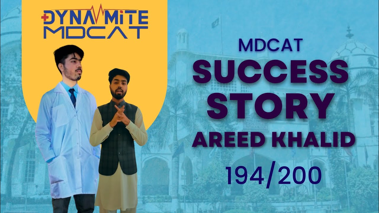 From Failure To King Edward Medical University | MDCAT Topper | Dr  Areed Khalid