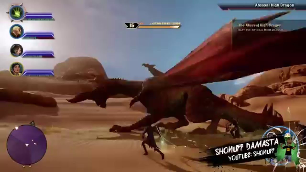 Dragon Age™: Inquisition - Baiting the Abyssal High Dragon (Sorry the audio is out of sync)