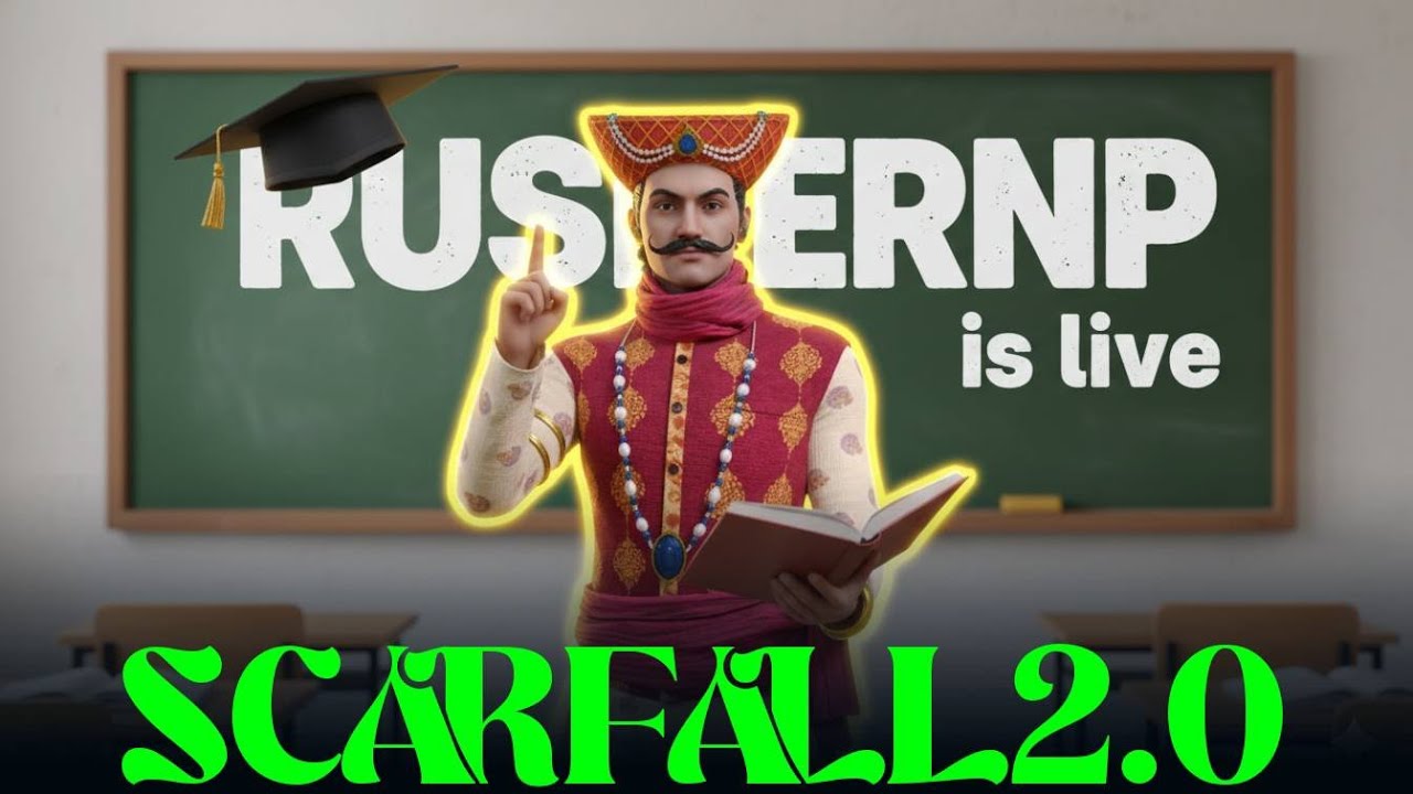 ScarFall 2.0 LIVE | High Risk Solo Rush 😈 | RUSHERNP