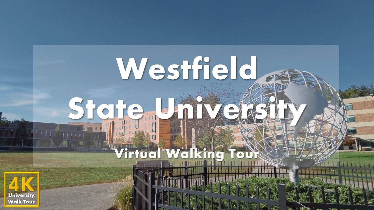 Westfield State University - Виртуальная пешеходная экскурсия [4k 60fps]