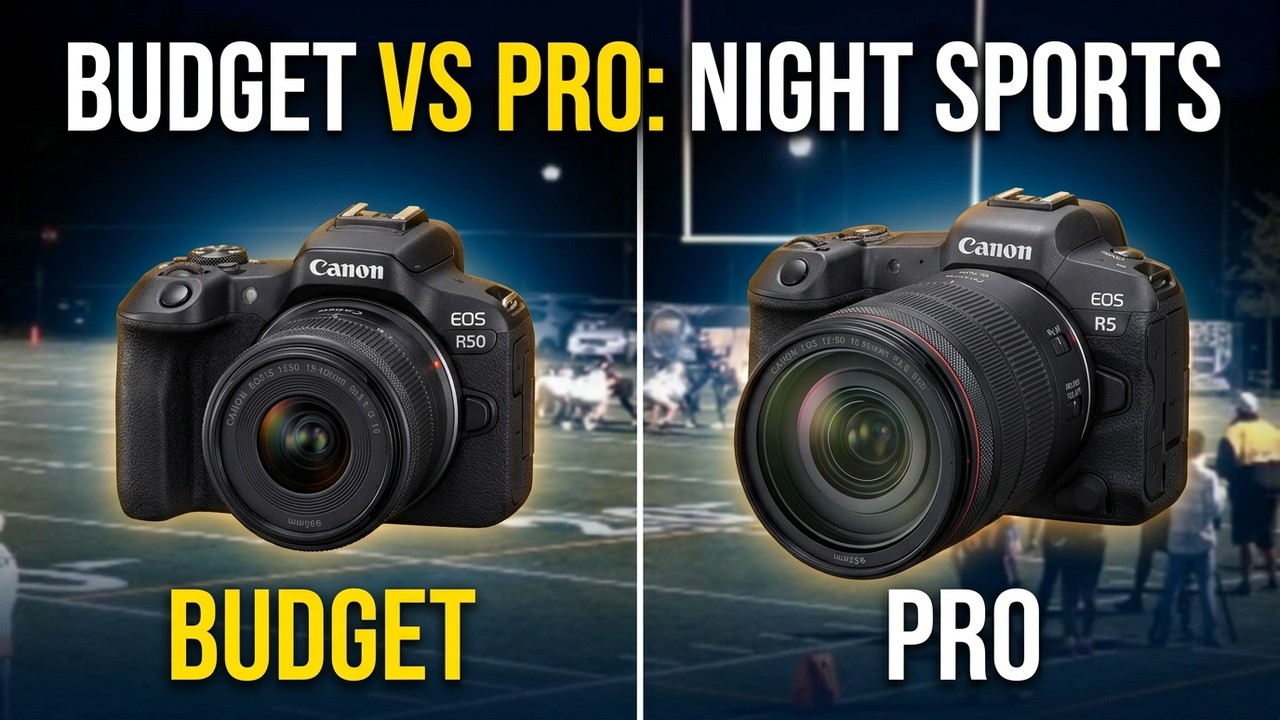 Budget vs Pro Camera Showdown | Night Sports Photography Test