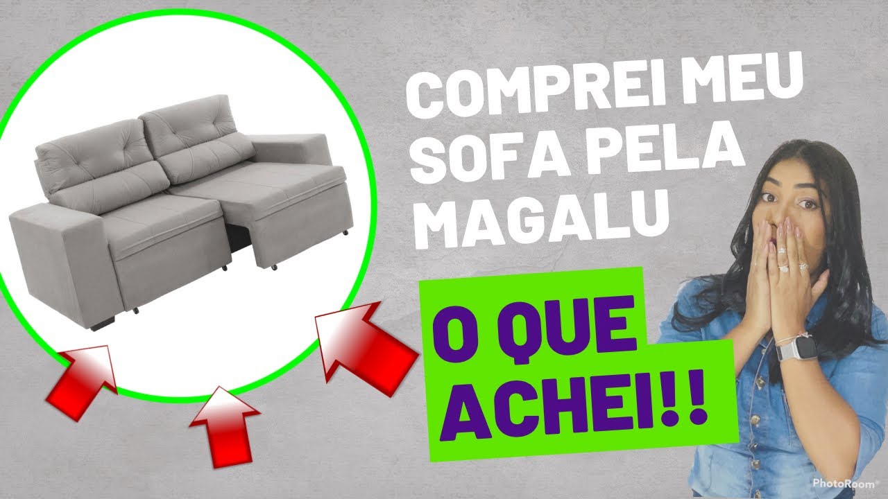 Comprei meu sofá Retrátil Reclinável Bipartido Phormatta Evolution na Magalu