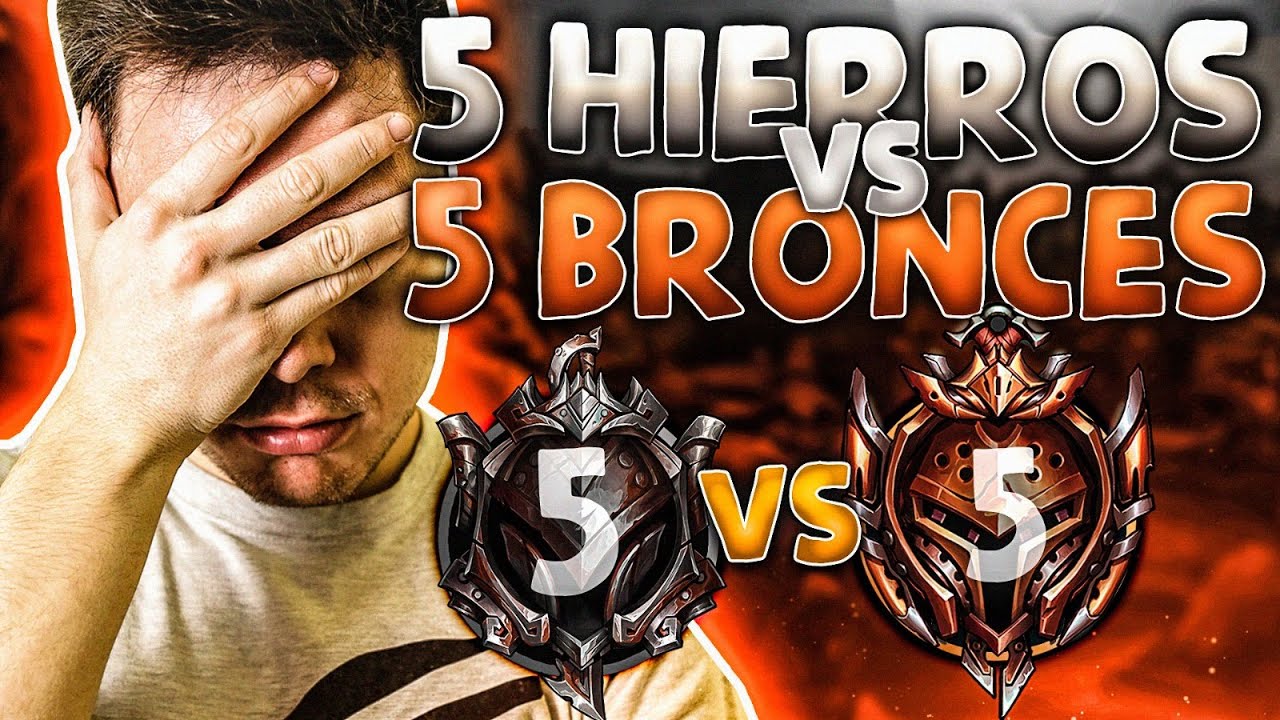 ¡TE SANGRARÁN LOS OJOS! YI NO ATACA, TF NO STUNEA... | 5 HIERROS VS 5 BRONCES