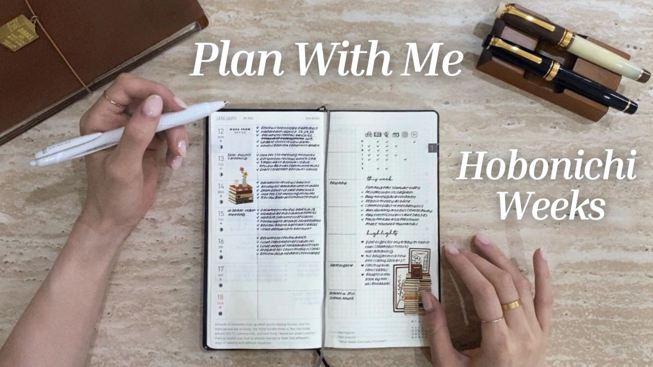 Plan With Me (Introverted Lawyer Edition) | Hobonichi Weeks