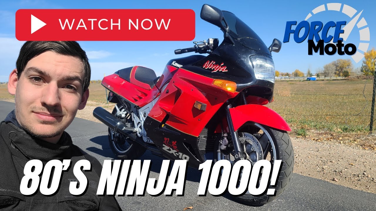 Riding the original Ninja 1000!