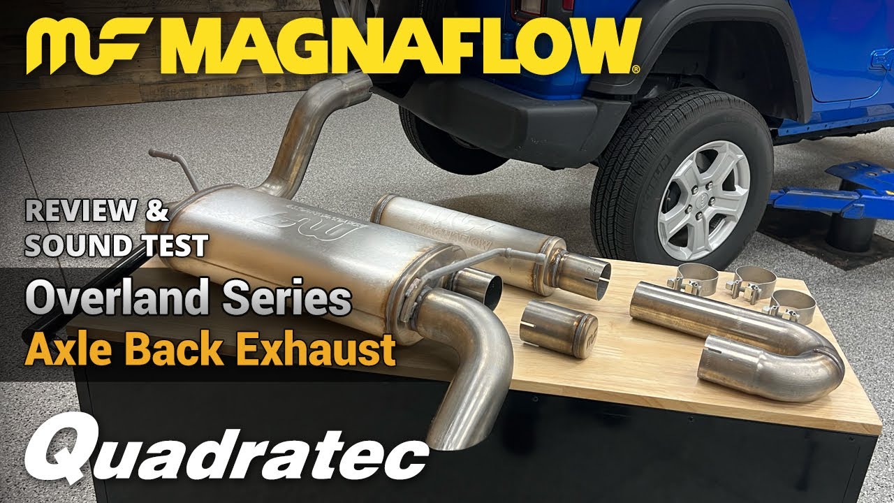 Magnaflow Overland Series Axle Back Exhaust Sound Test for Jeep Wrangler JL