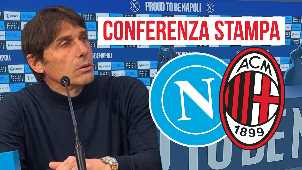 CONTE in conferenza stampa per Napoli Milan 🎙️ Serie A ⚽  VIDEO INTEGRALE