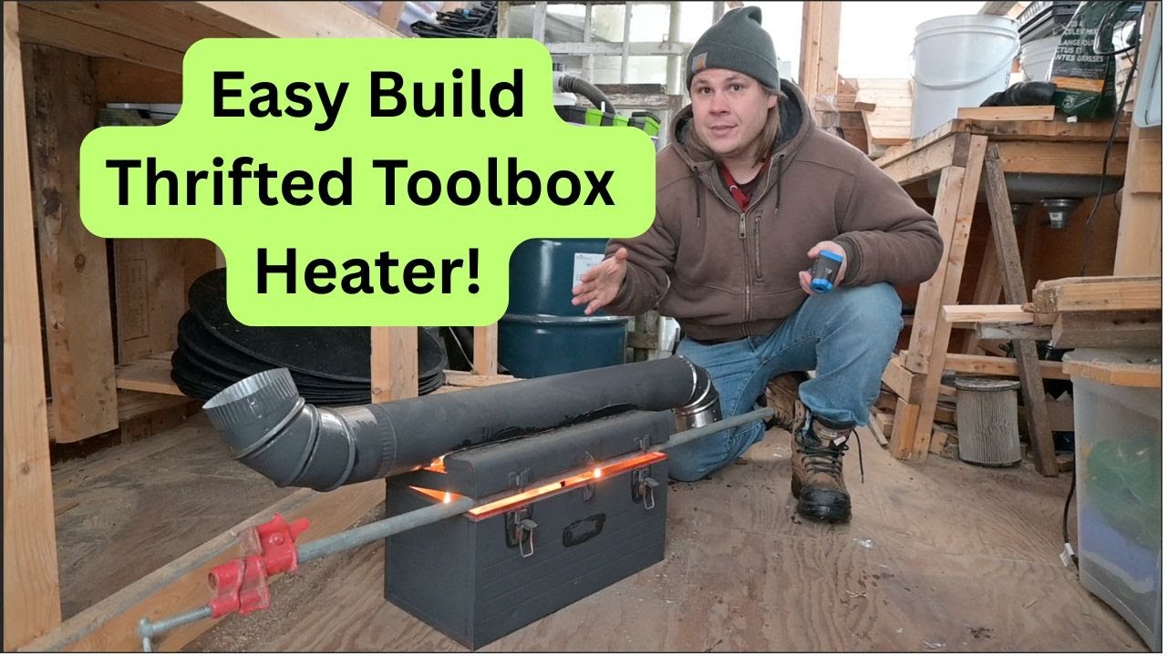 How To Build This Thrifted Toolbox Heater! Great for the greenhouse, shop, or emergencies!