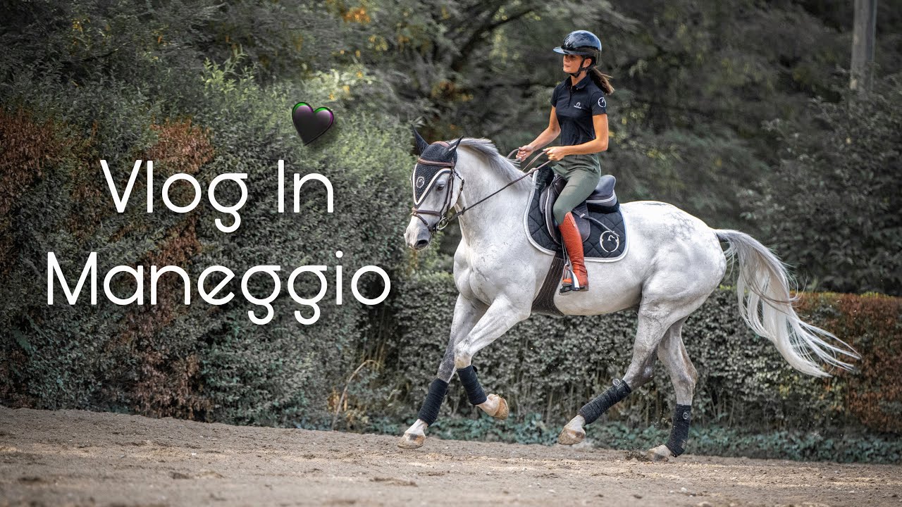 Vlog in MANEGGIO + unboxing KASK NUOVO 😍❤️