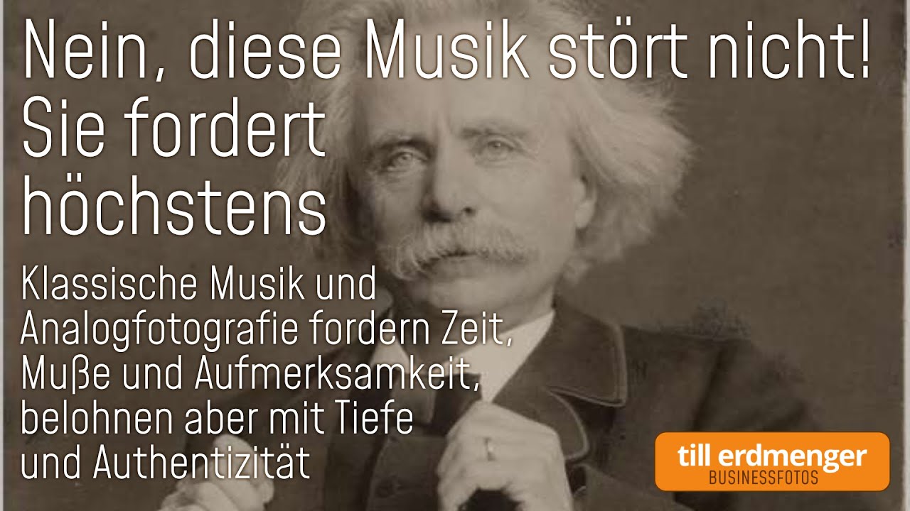 Nein, diese Musik stört nicht! Sie fordert Muße und Aufmerksamkeit – so wie die Analogfotografie