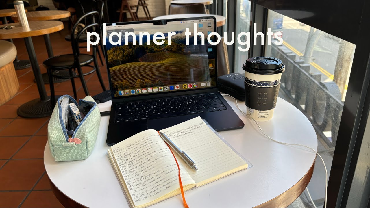 🌼&nbsp;Stationery store tour & planner thoughts for 2025, language learning journal