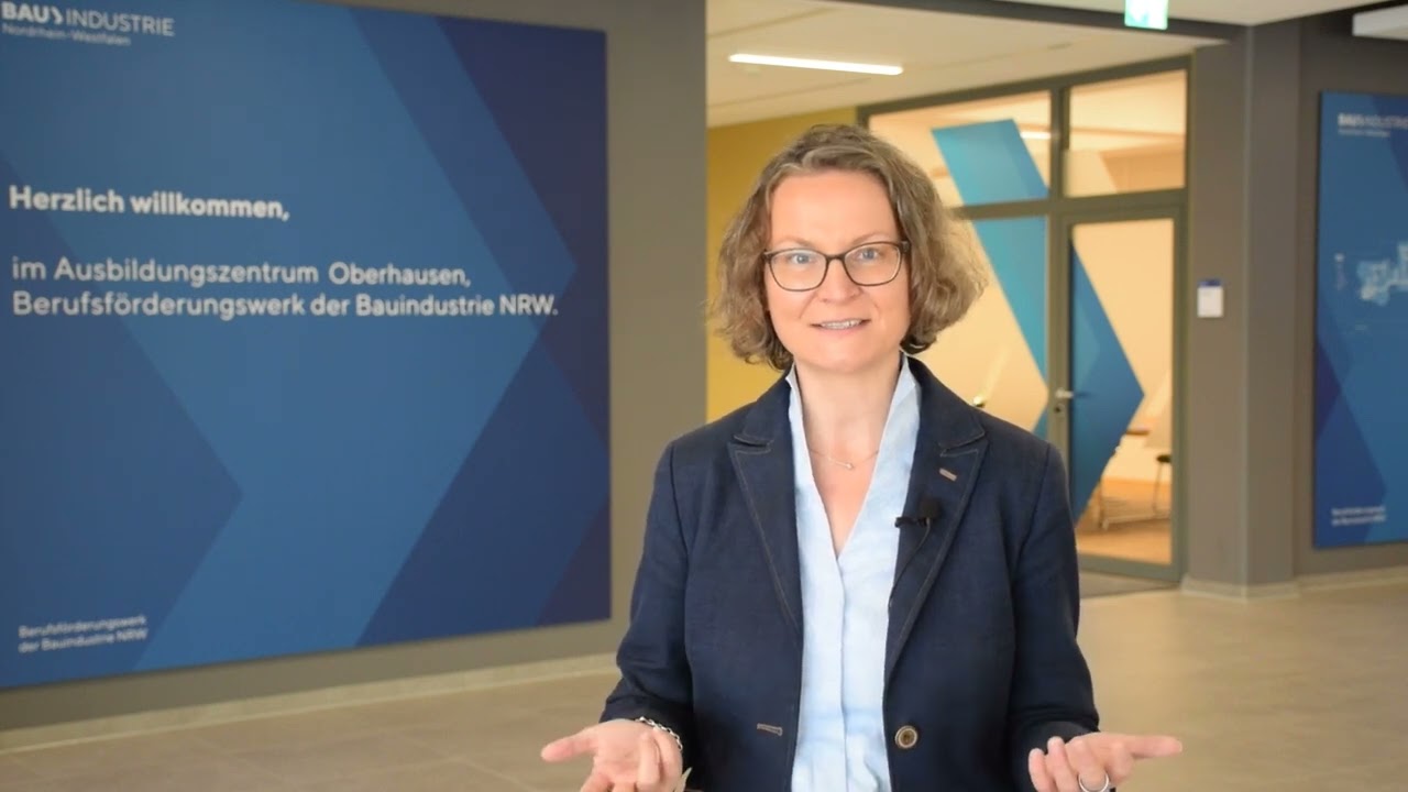 Ministerin Scharrenbach besucht das Ausbildungszentrum der Bauindustrie NRW in Oberhausen