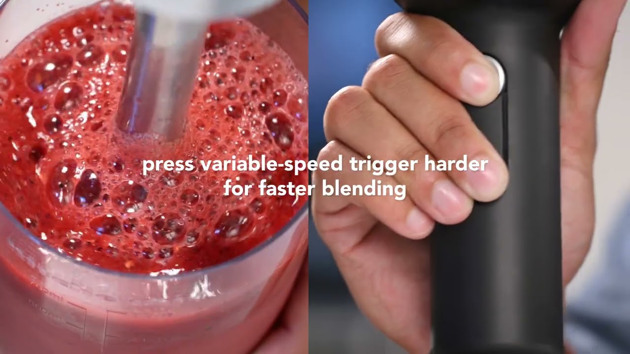 KitchenAid Go&trade; Cordless Hand Blender Set Up, Use & Care