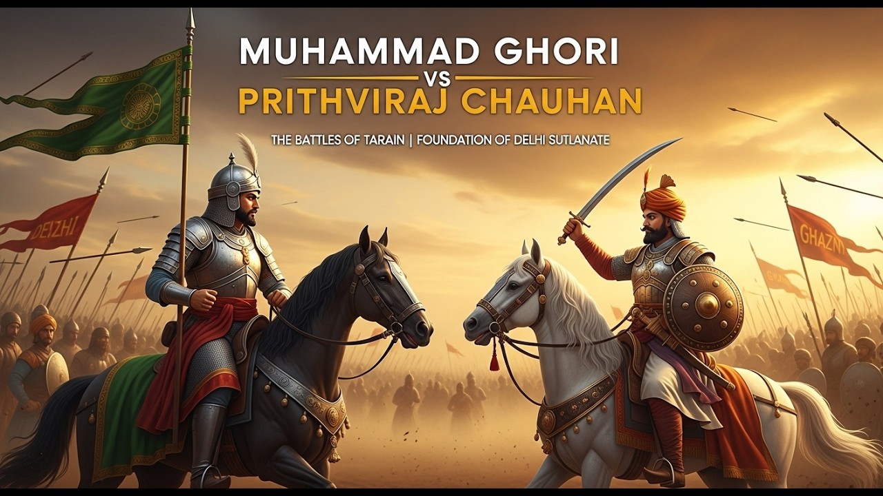 Muhammad Ghori & Battles of Tarain Explained | Rise of Delhi Sultanate | Medieval India