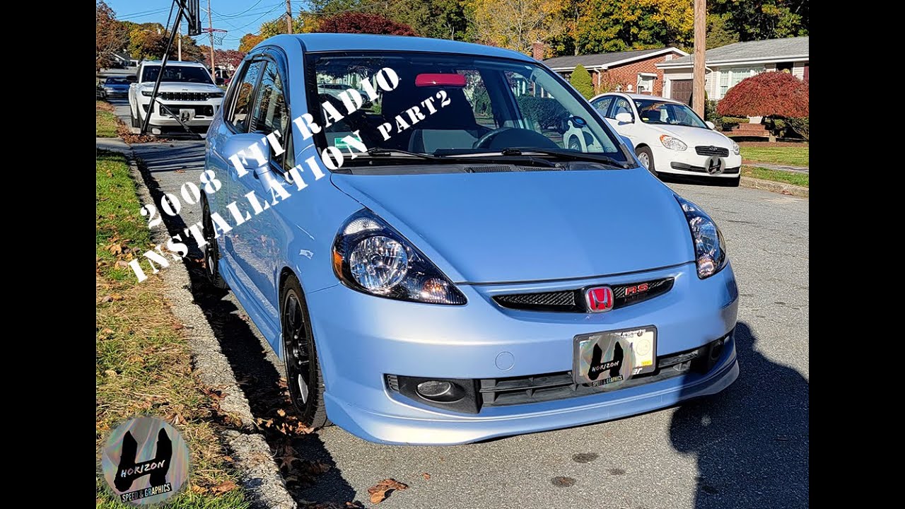 2008 Fit Radio Installation Part 2