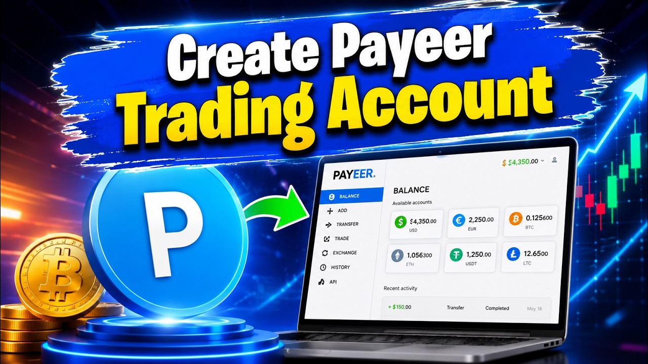 How to Create a Payeer Trading Account & Buy Bitcoin Easily | Beginner Crypto Tutorial