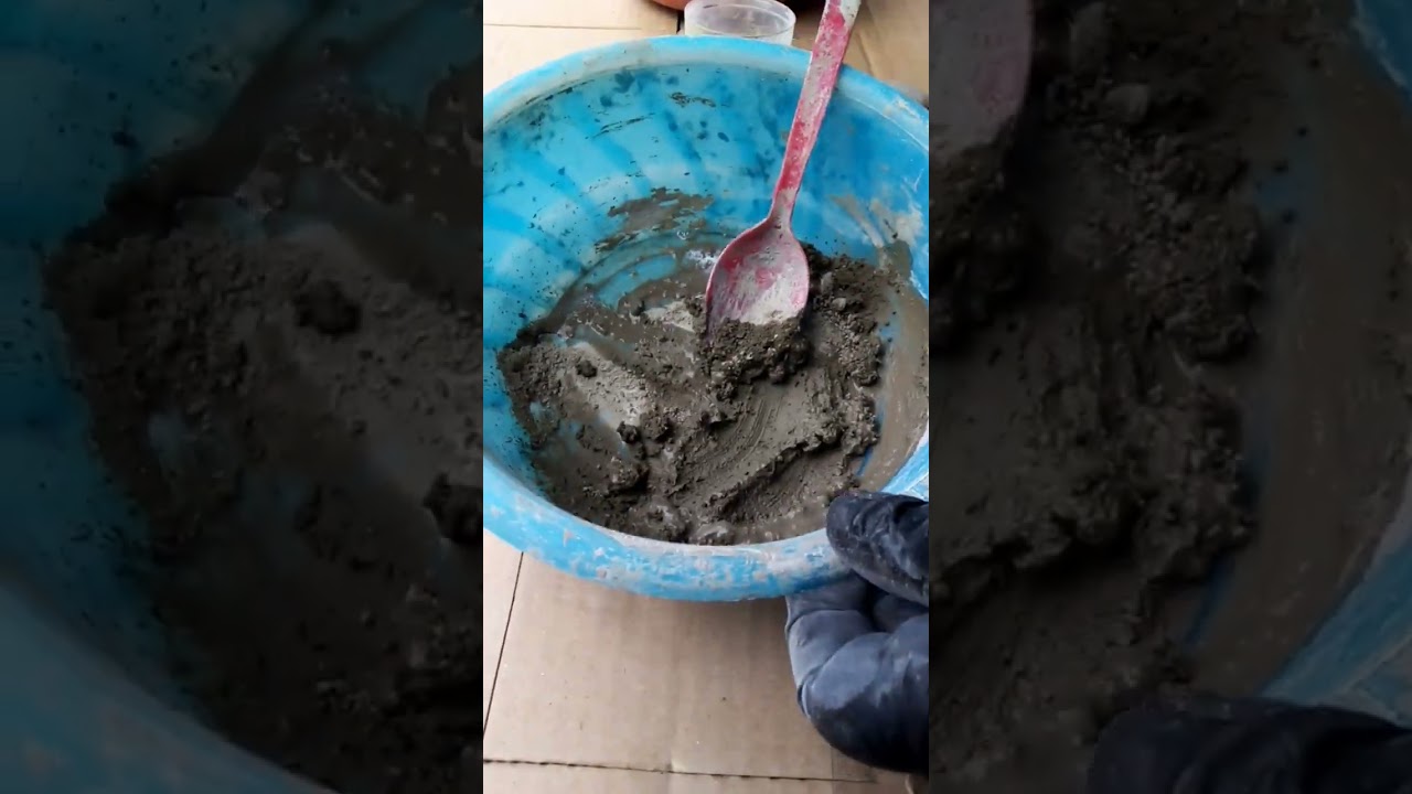 Paso 2 adornos de cemento para macetas 🏡🐞🍄