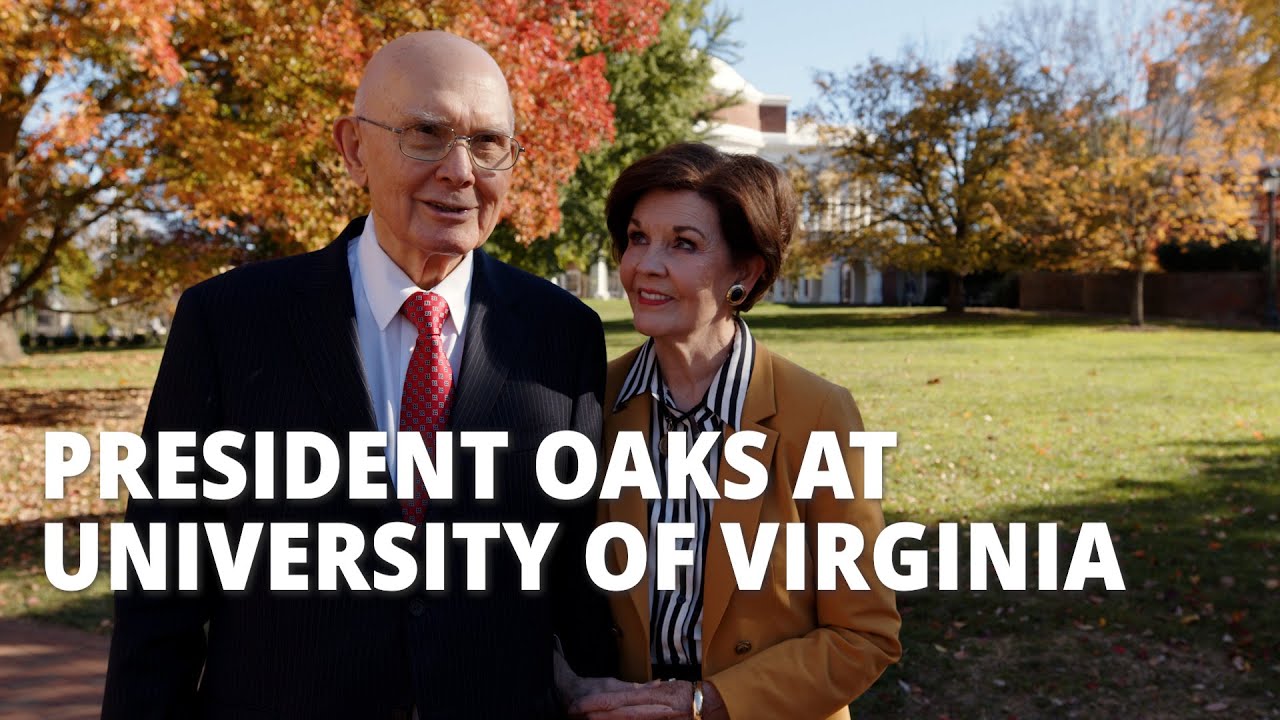 President Oaks Speaks at University of Virginia