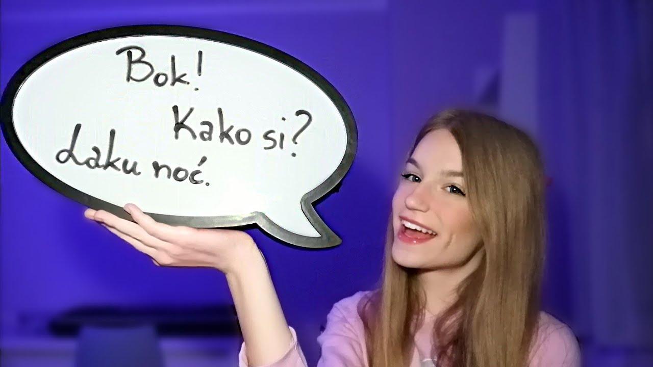 Soft spoken Croatian lesson - learn a new language in quarantine lockdown!