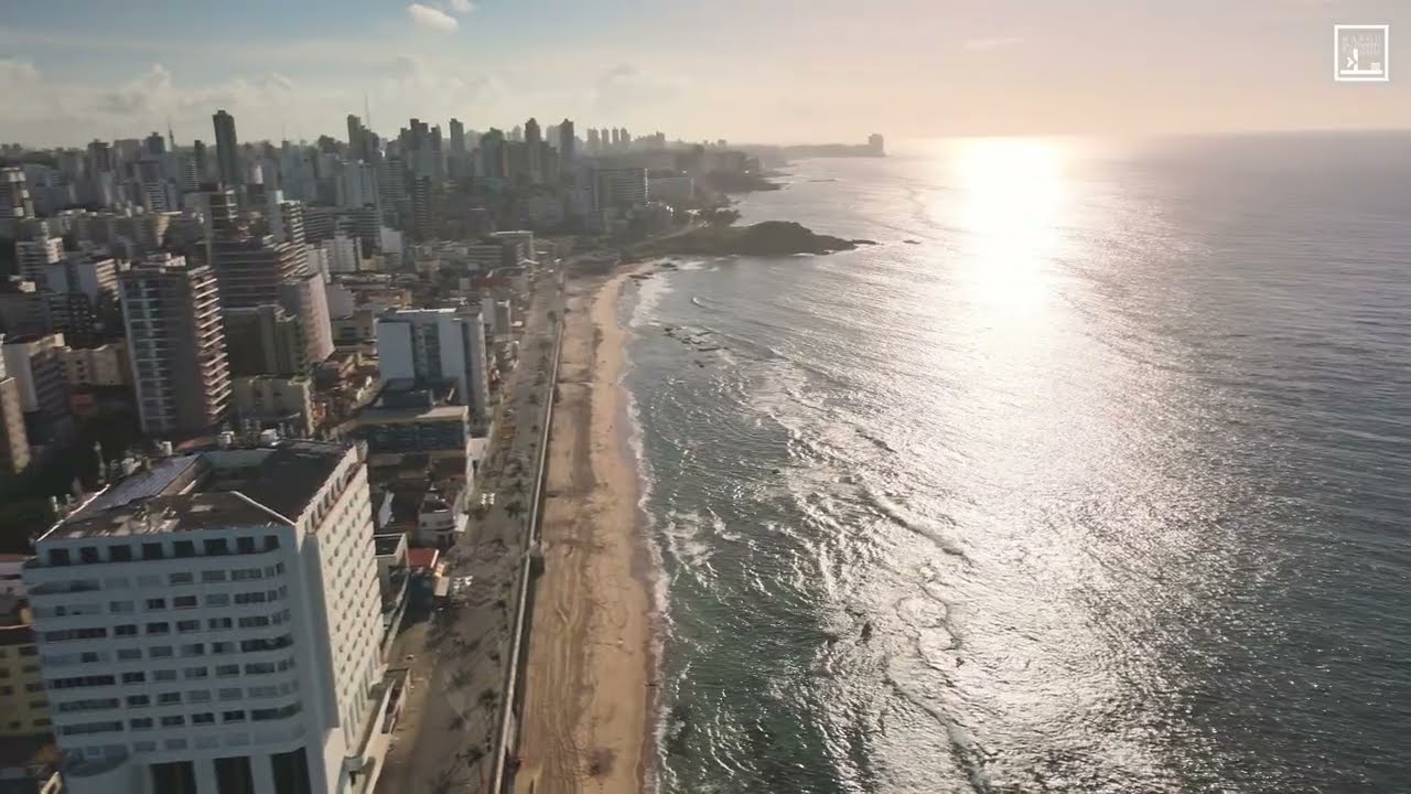 Praia do Porto da Barra | Praia do Farol | Salvador Bahia Brasil | Drone Video
