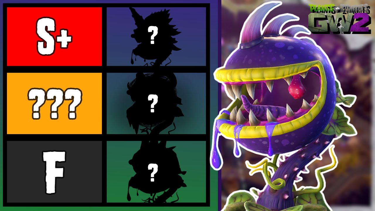 Ranking EVERY CHOMPER from Garden Warfare 2 (and Their Design!)