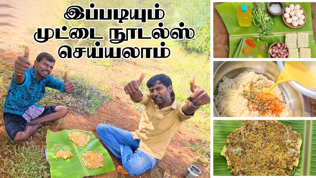 இப்படியும் முட்டை நூடுல்ஸ் செய்யலாம்| IPPADIYUM MUTTAI NOODLES SEIYALAAM| Delicious OMELETTE NOODLES