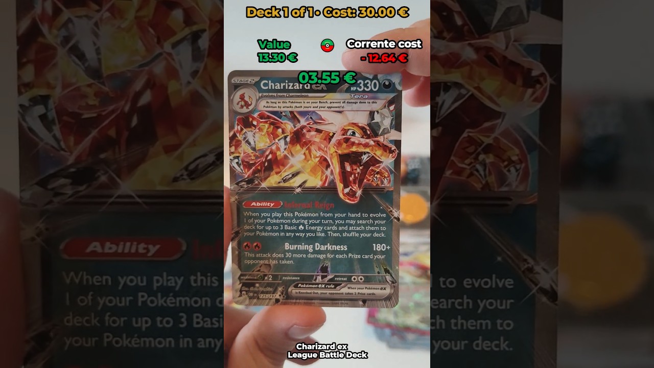 🔥 Charizard ex League Battle Deck - All 60 Cards Revealed! 🔥 #CharizardEx #LeagueBattleDeck