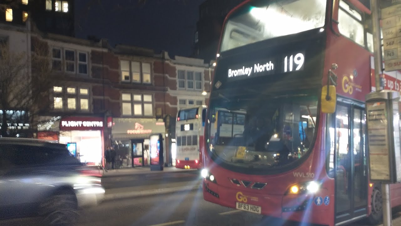 Soon to be with Transport UK, GAL WVL510 on bus route 119