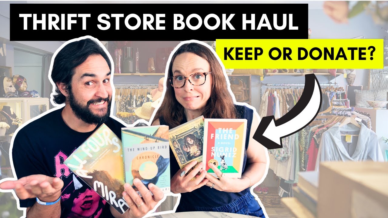 10 Thrifted Books: Are They Shelf-Worthy? #booktube