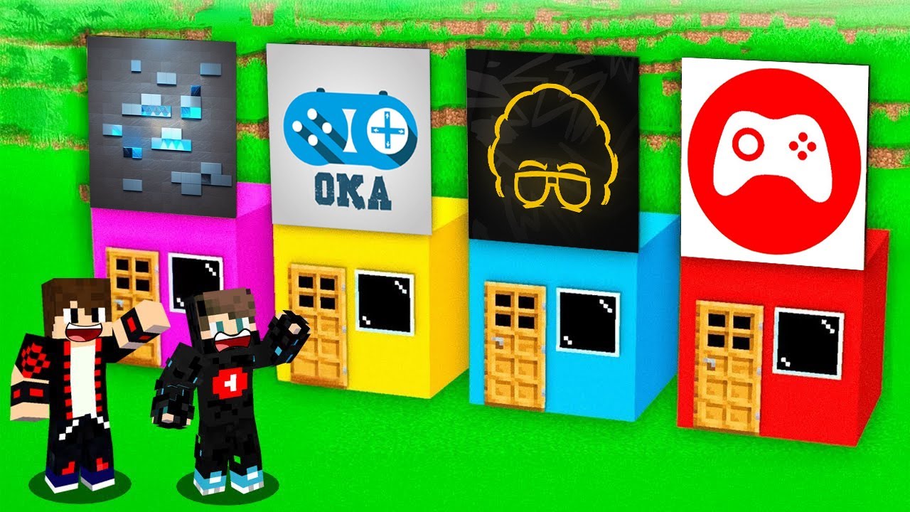 ماين كرافت : سباق أبواب حظ اليوتيوبرز ولكن لا تختار اليوتيوبر الخطأ !!؟ 🔥😱