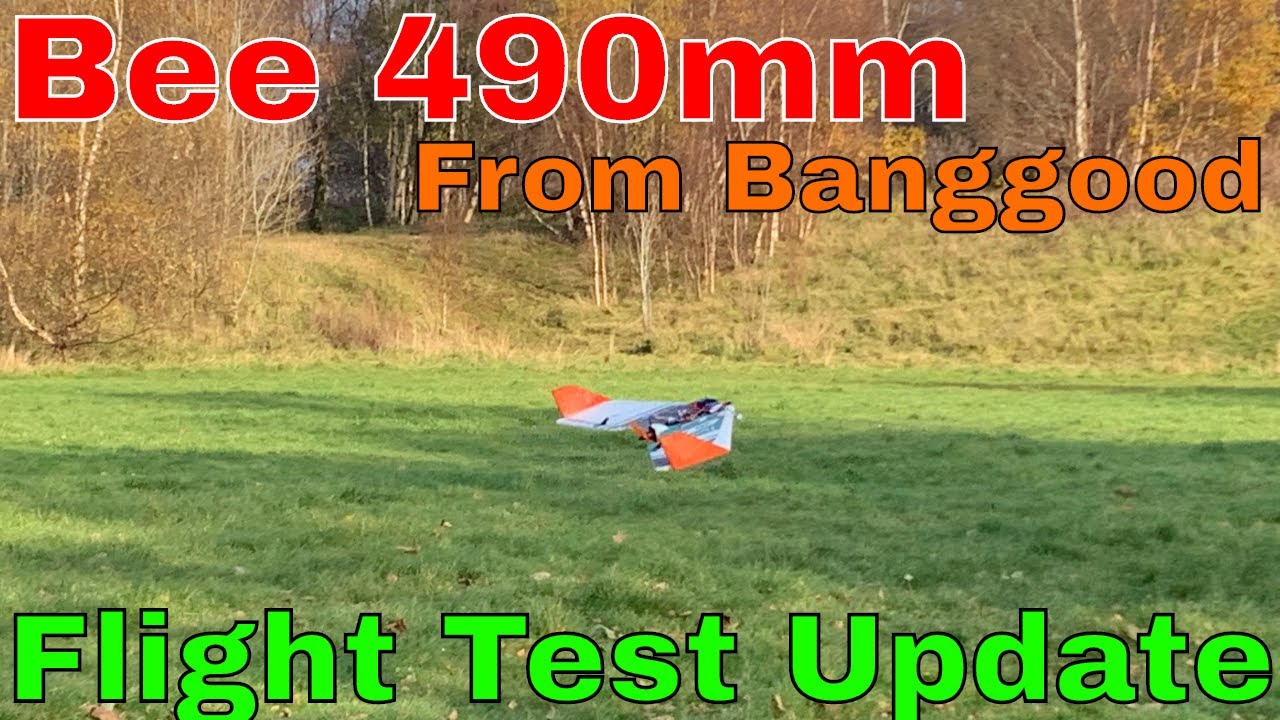Bee 490 FPV from Banggood **UPDATE** Tiny Flying Wing