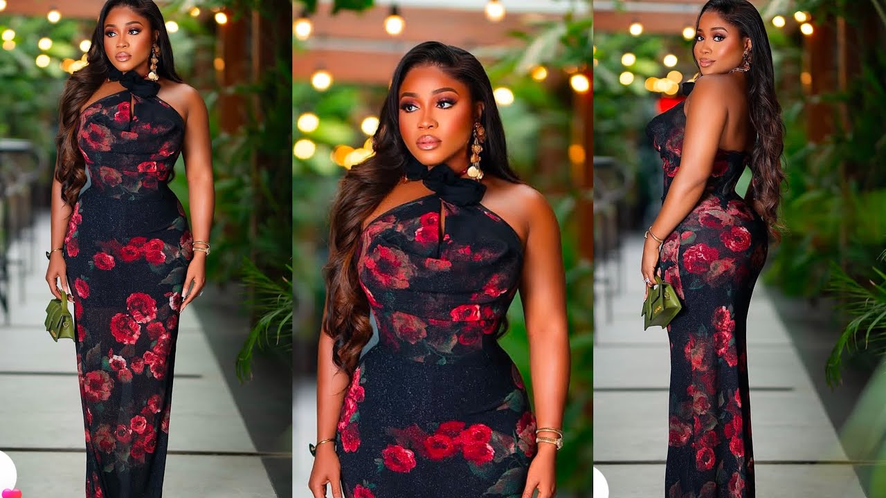 How To Cut And Sew This Stylish Cowl Mesh Dress | Backless Halter Neck Mesh Dress Tutorial