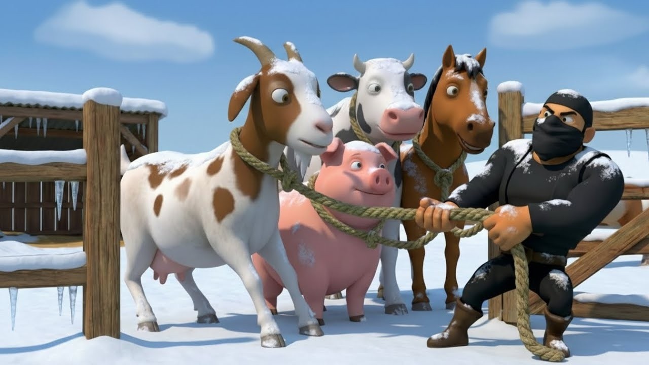 Old MacDonald’s Farm Robbery! Every Animal Is Missing 😱 Police Investigation 🚓