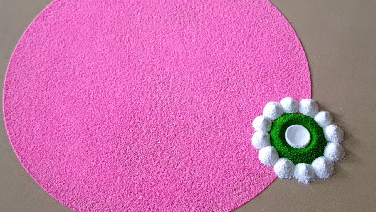 Simple Rangolis | Rangoli colours | Relaxing and Satisfying Sand Videos by Aarti | Top Rangolis
