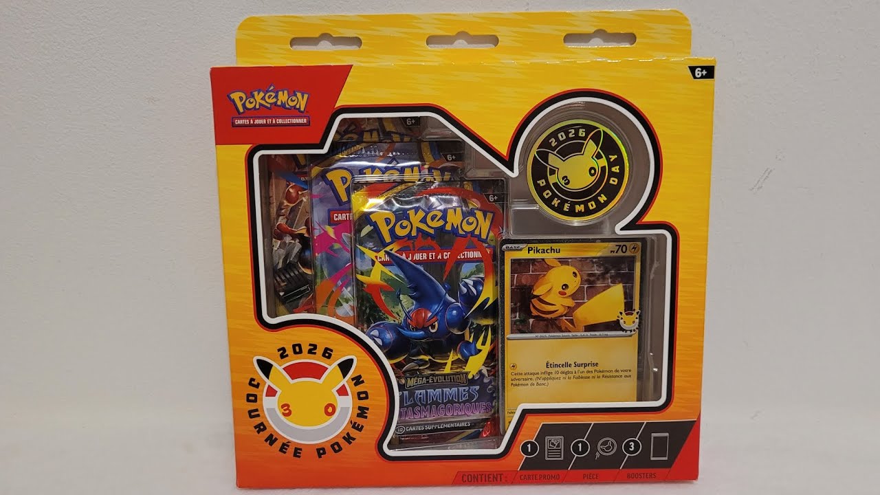 Ouverture du coffret Pokemon Day 2026