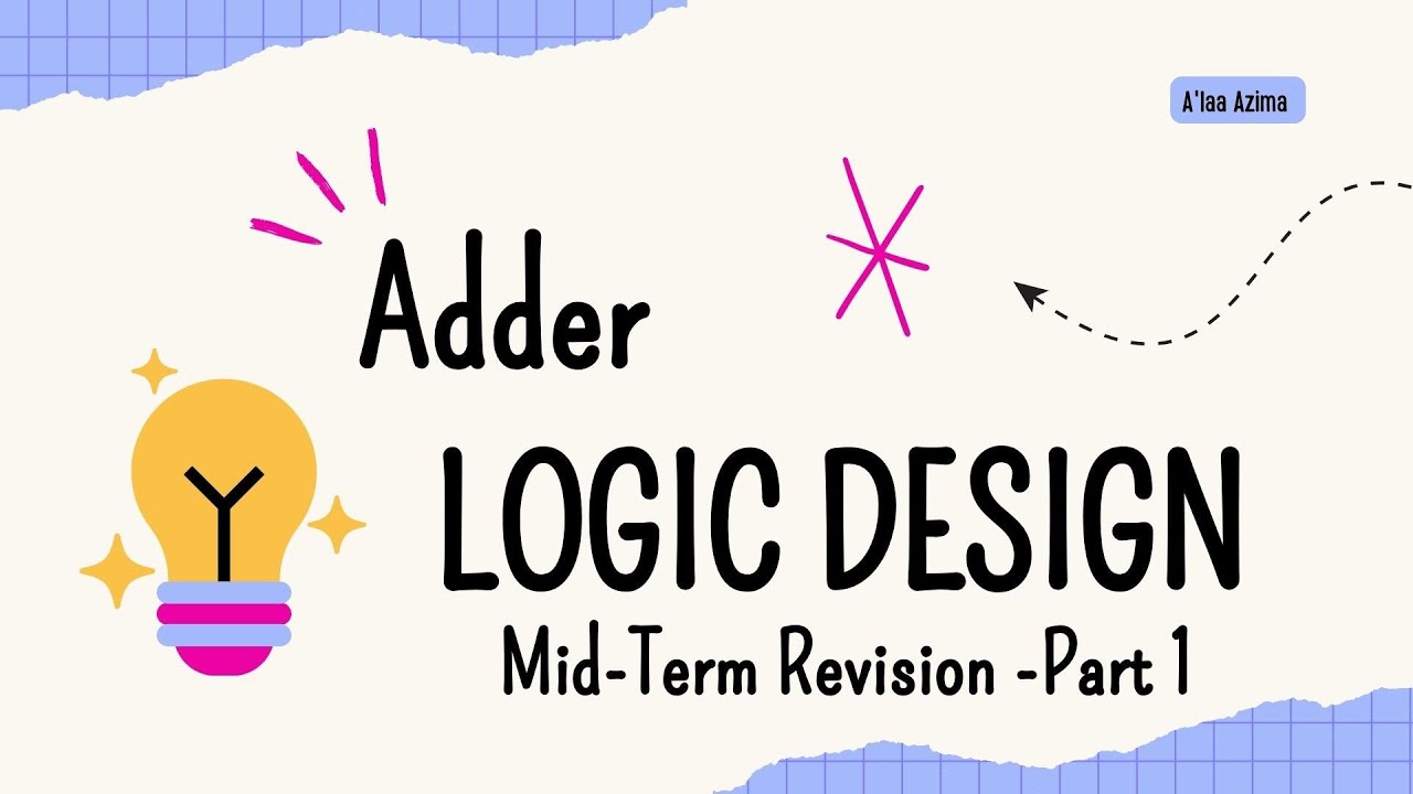 Logic Design - Revision for Mid-term - Adder-part 1