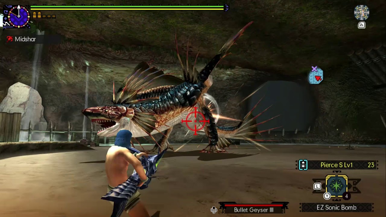 Arena Plesioth Solo S Rank(LBG) (Mhgu/Mhxx) Monster Hunter Generation Ultimate