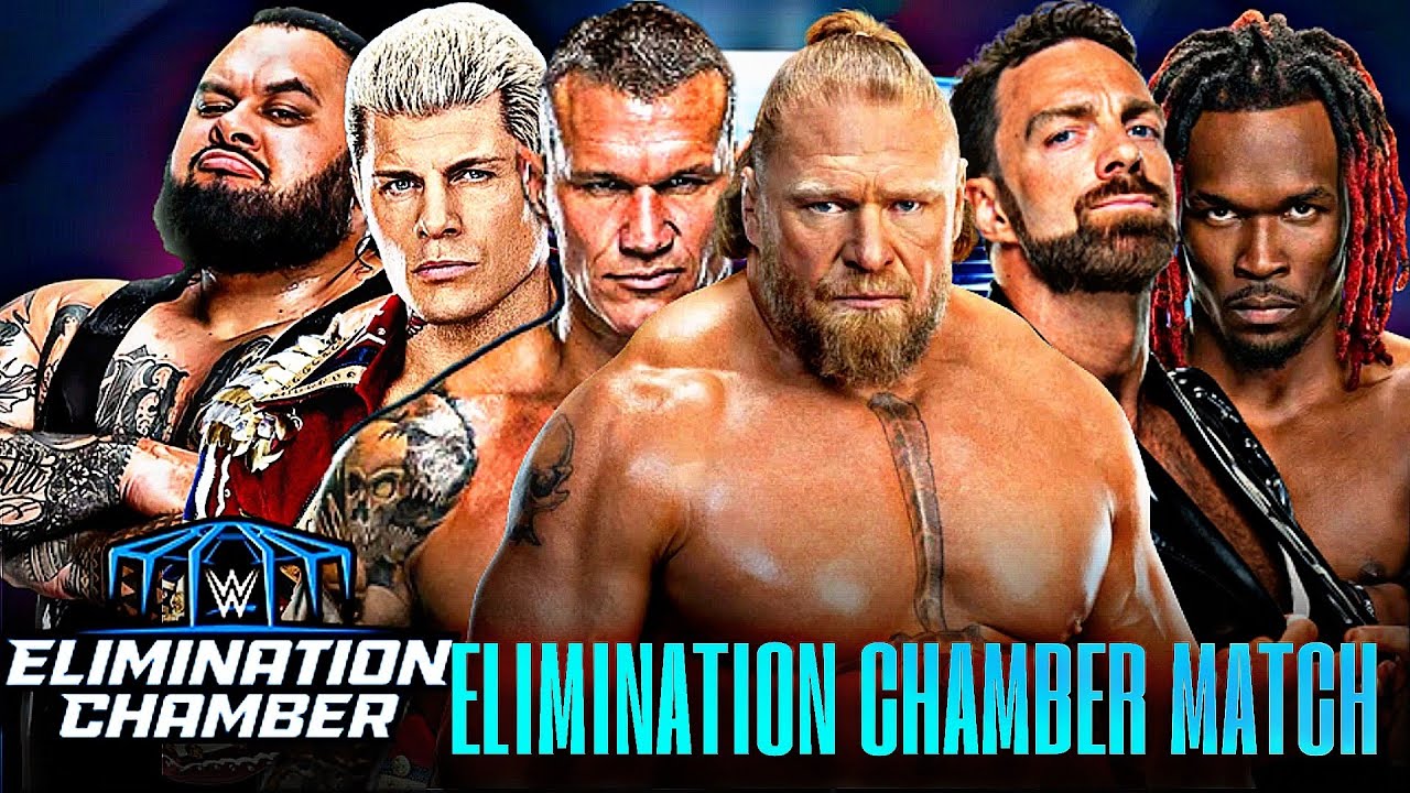 Brock Lesnar vs Rhodes vs Orton vs LA Knight vs Reed vs Je’Von– Elimination Chamber Match | WWE 2K25