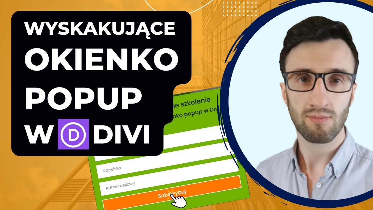 Jak zrobić wyskakujące okienko Popup w Divi? Zapis na listę, newsletter