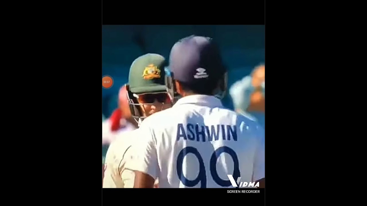Tim Paine Sledges Ravichandran Ashwin during 3rd Test l Ind vs Aus 3rd Test