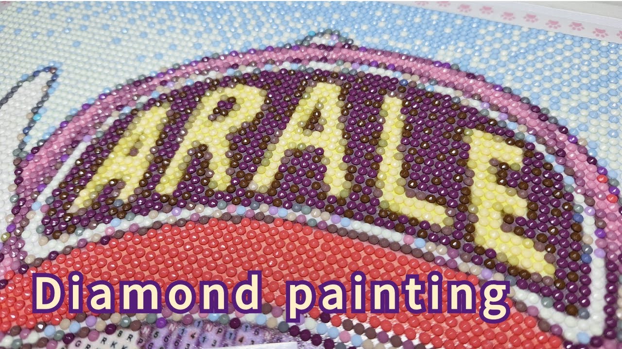 Diamond painting ASMR 보석십자수 [닥터슬럼프 아라레(아리)] part 1 #diamondpainting