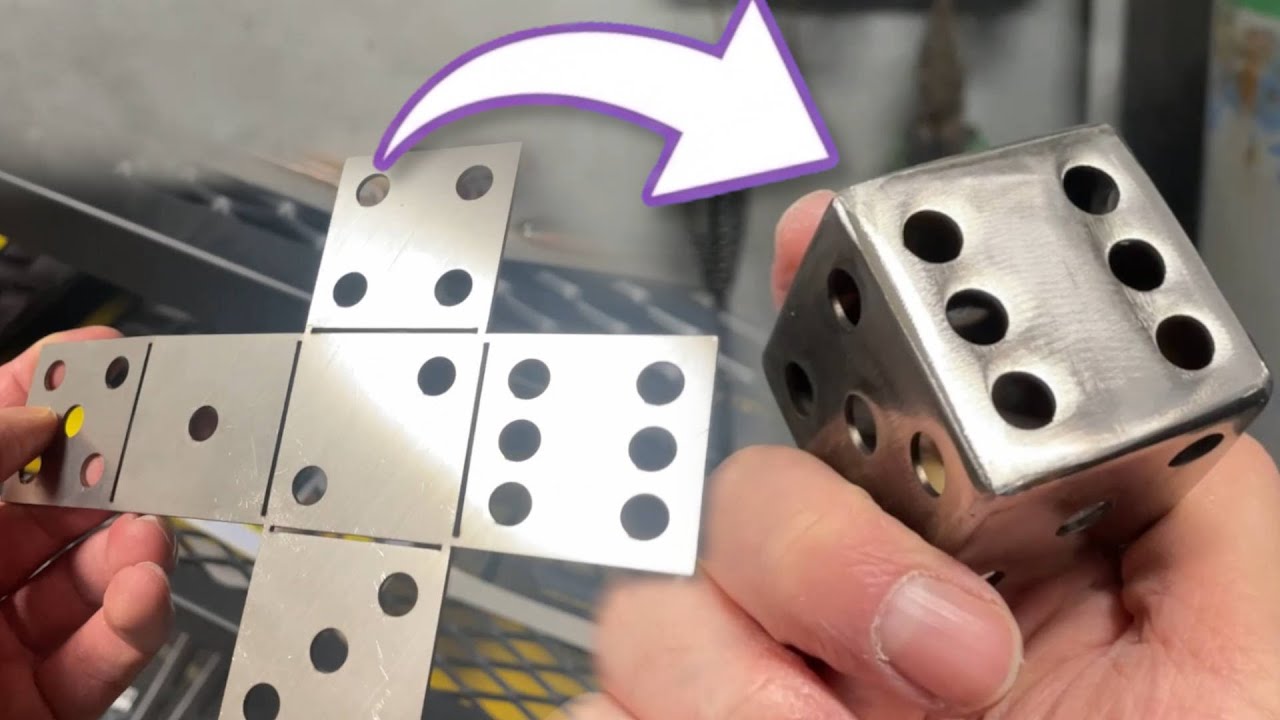 TIG welding stailness steel dice