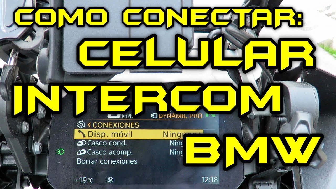 C&Oacute;MO CONECTAR TU CELULAR/INTERCOM CON MOTO BMW - TUTORIAL #PAISAMOTERO