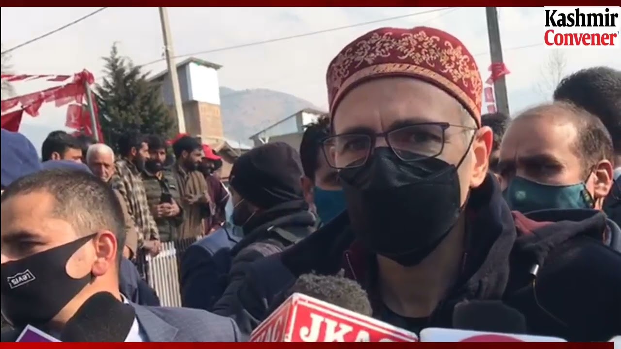 Omar Abdullah adresses Party Convention in Bandipora
