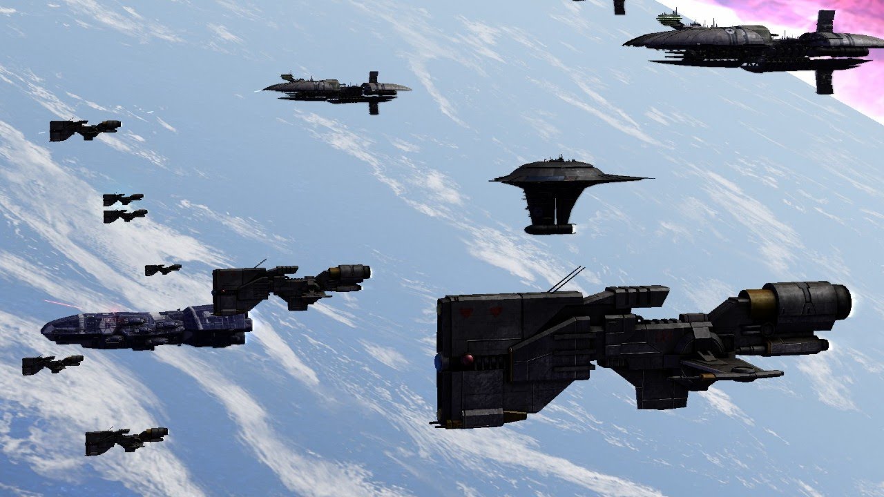 Separatist Alliance vs Galactic Republic  - Star Wars: Empire At War Remake NPC Battle