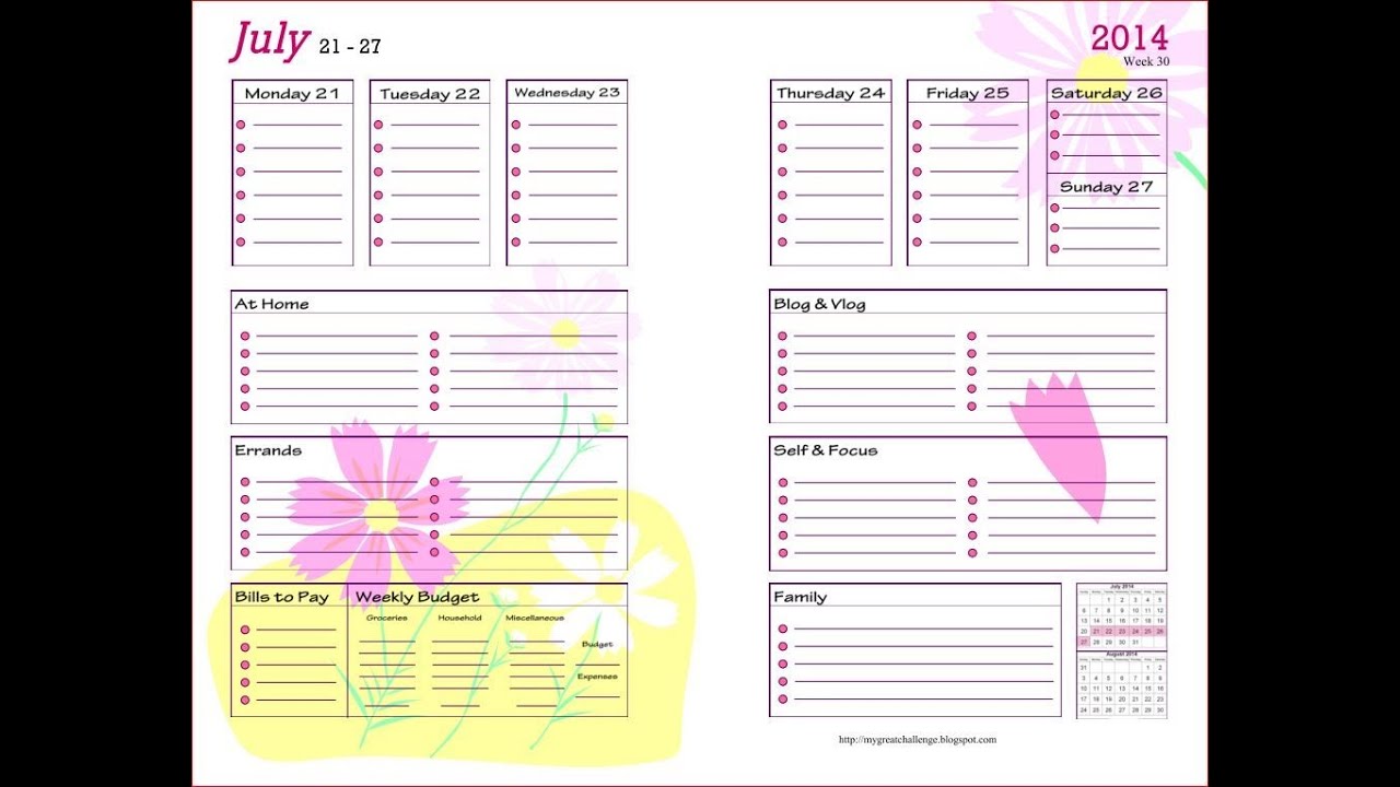 A5 Filofax + Franklin Covey Classic - Week on Two pages inserts + my new planner