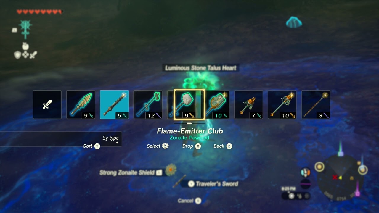 What do you do with the Giant Hearts from Stone Talus? Fuse them to make much stronger weapons.