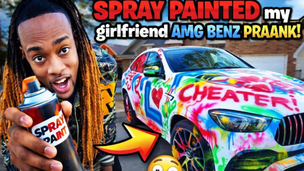 HE SPRAY PAINTED MY $100,000 MERCEDES AMG… I LOST IT 😱🚗