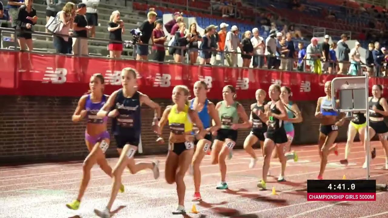 Girls 5000m Championship  - New Balance Nationals 2025  [Full Race Replay]