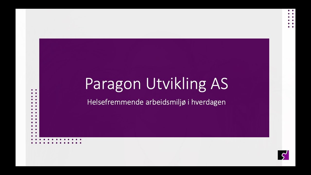 Helsefremmende arbeidsplasser